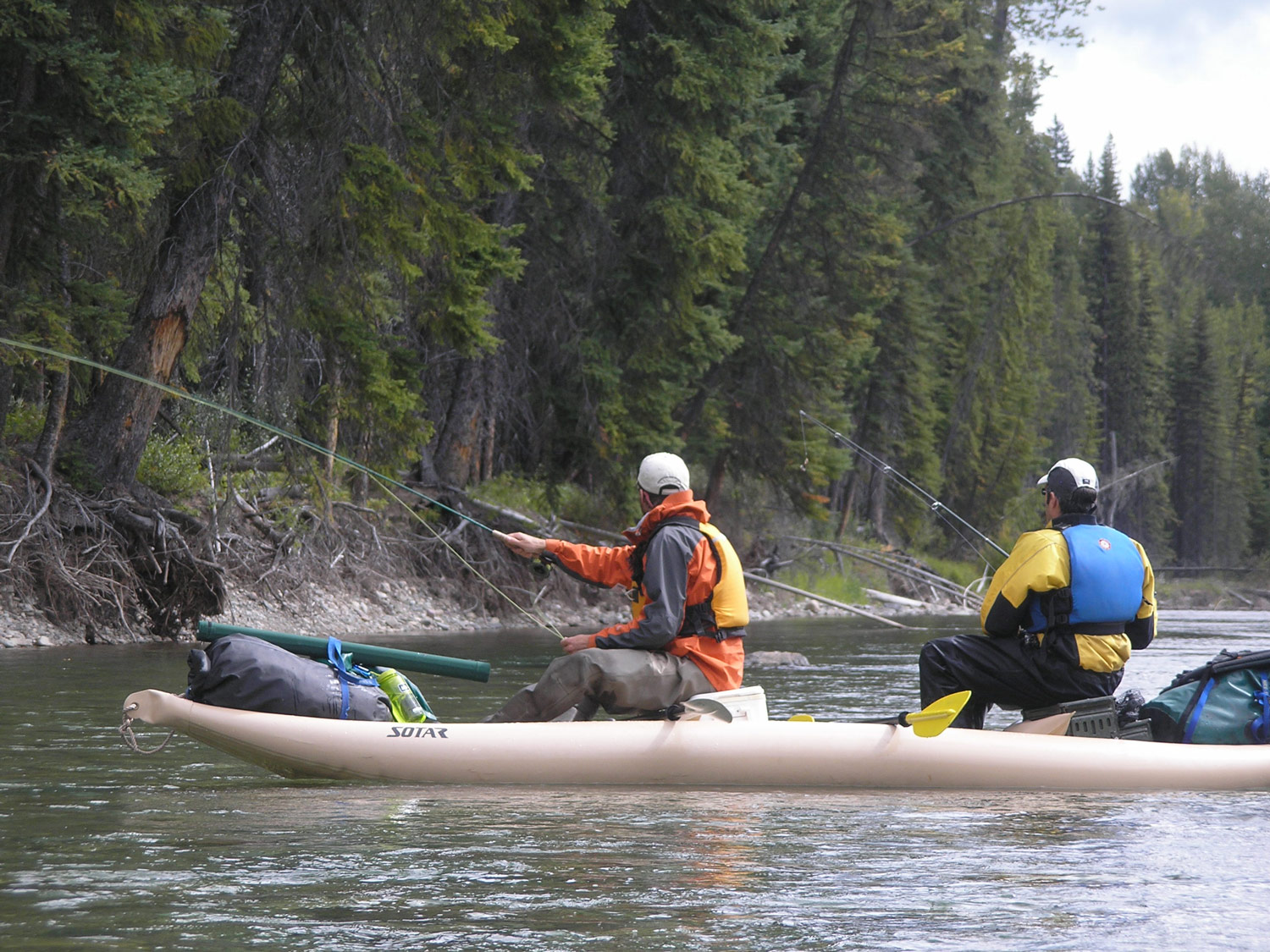 Fly Fishing on a Montana River
